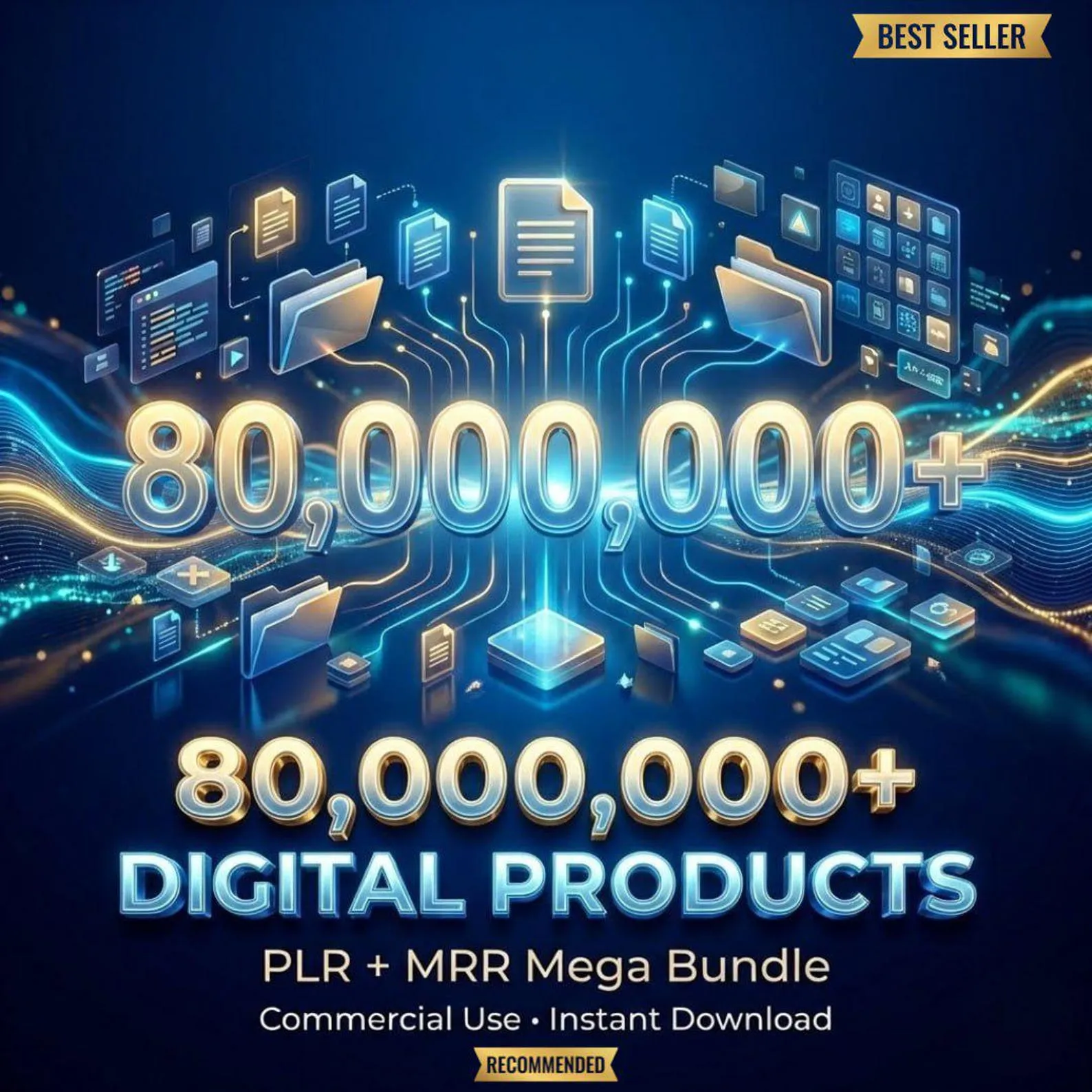 80M+ Business & Marketing Digital Products Bundle with Resell Rights