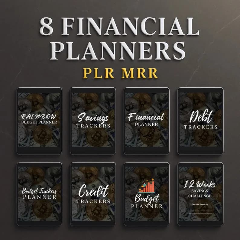 8 Editable Financial Planning Templates for Budgeting & Savings Goals