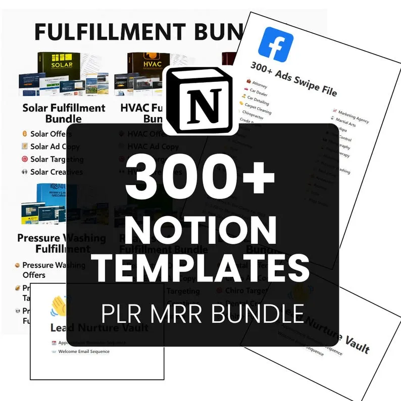 300+ High-Converting Notion Templates for Business & Client Management