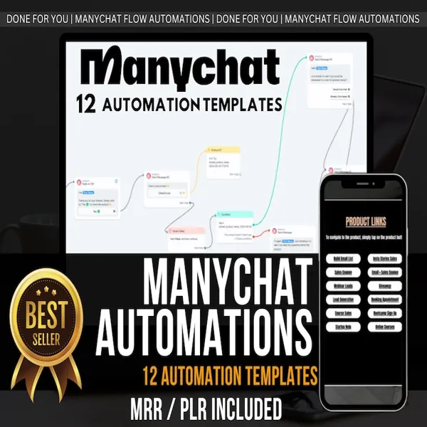 ManyChat Marketing Automation Bundle for Businesses & Agencies