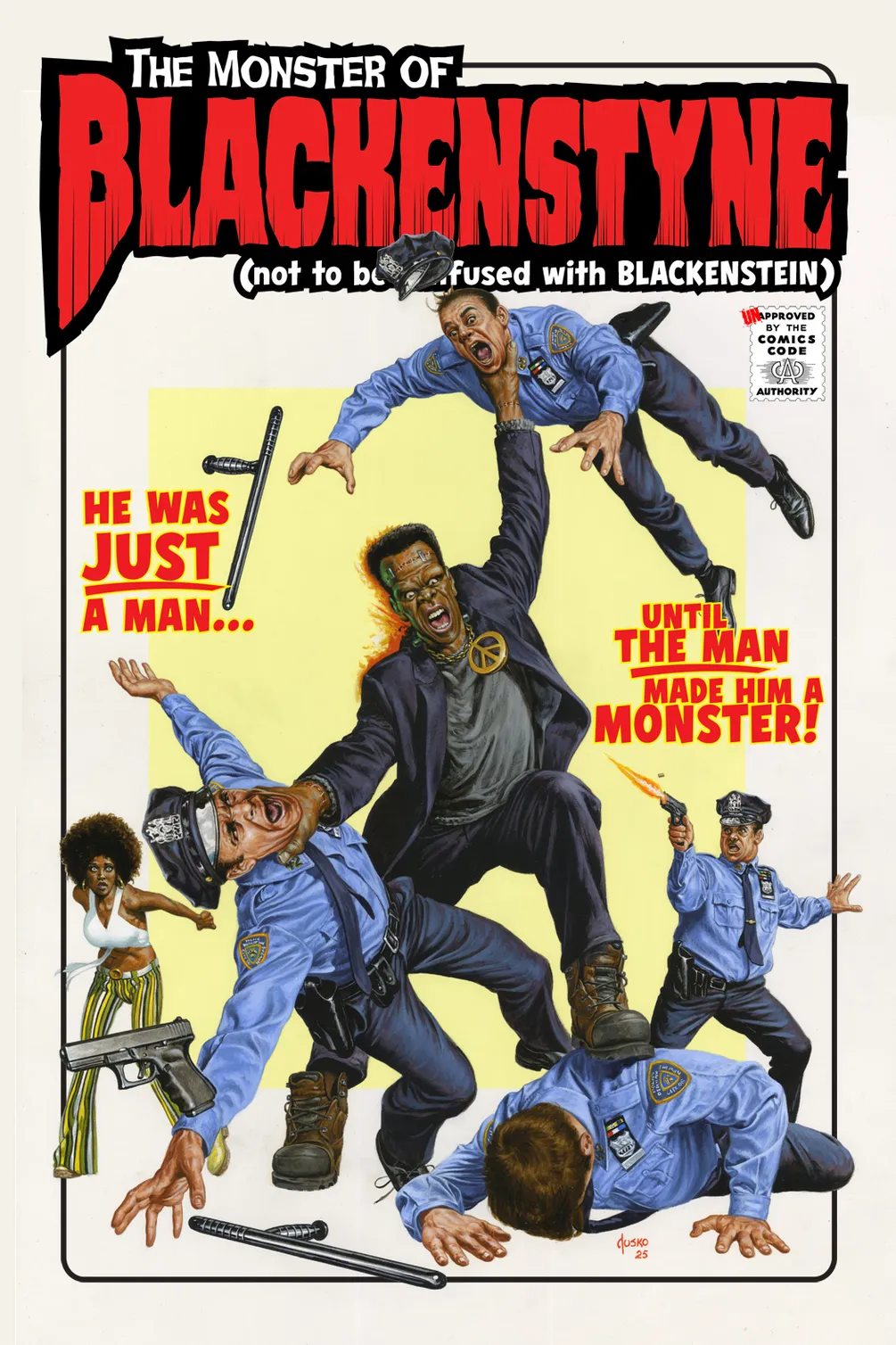 The Monster of Blackenstyne (not to be confused with Blackenstein) - main cover