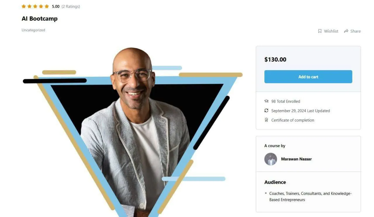 AI Bootcamp by Marawan Nassar