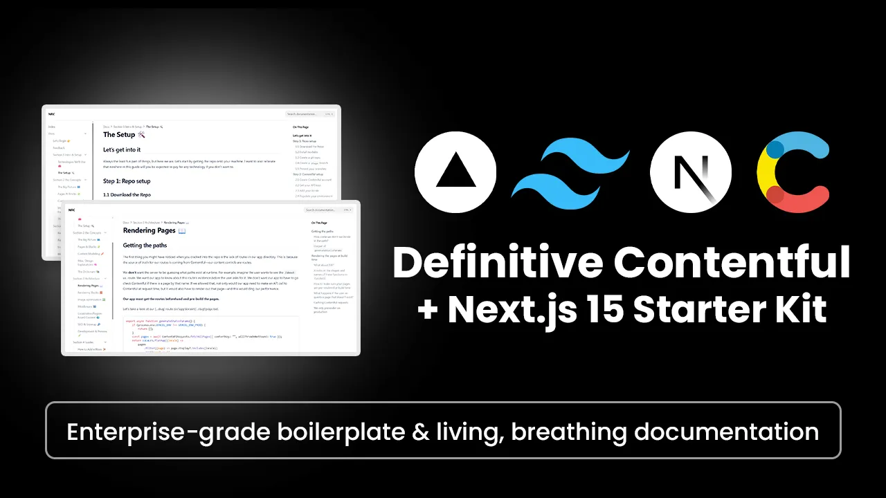 Definitive Contentful + Next.js 15 Starter Kit