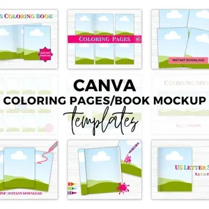 COLORING BUNDLE MOCK UPS - TEMPLATE